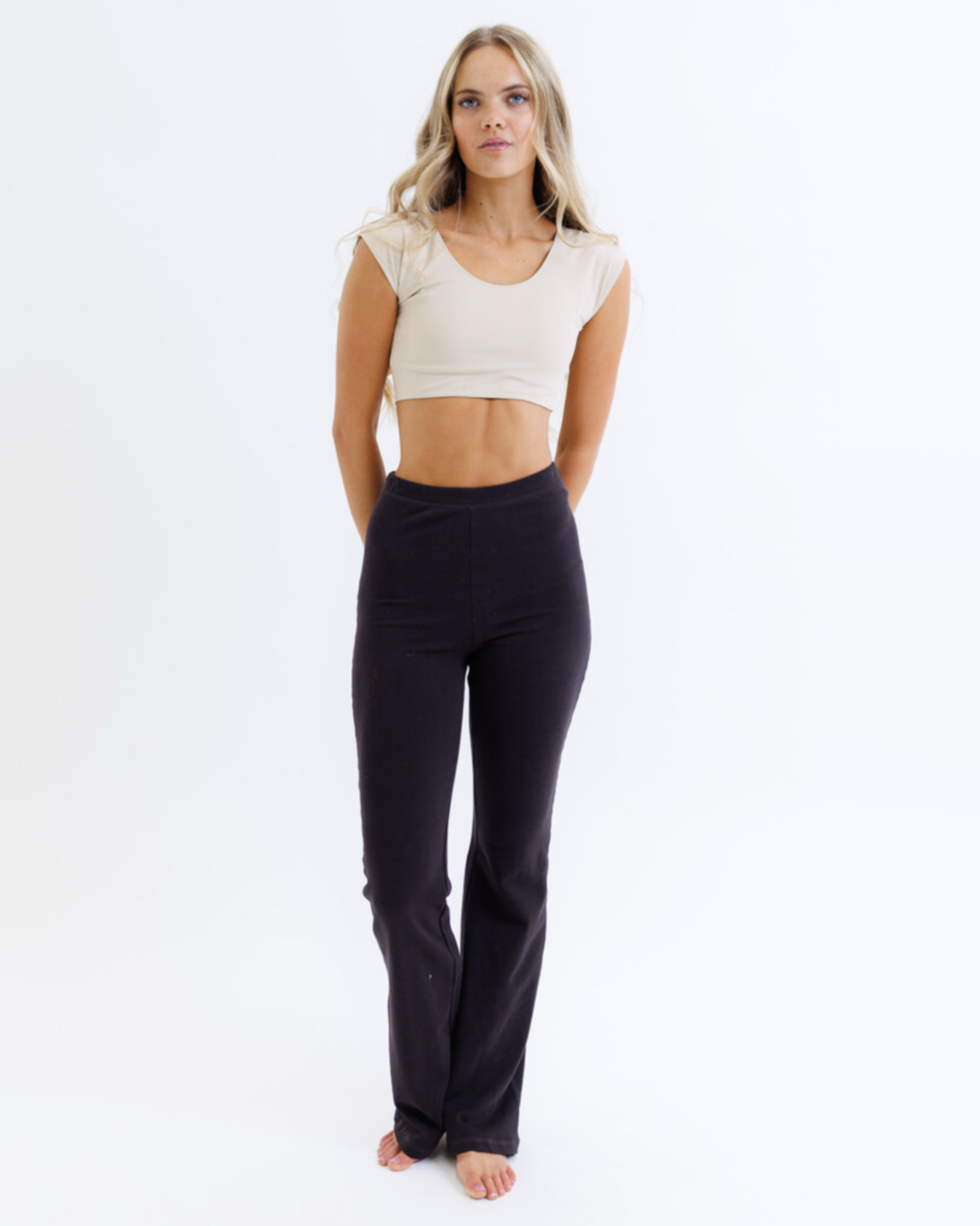 Contour Demi Cropped Tee — Smoothing & Shaping Layer